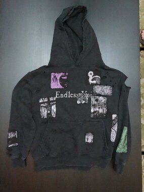 Dropdead Hoodie Endless Void - Junji Ito - Unisex / Mens XS - Like New